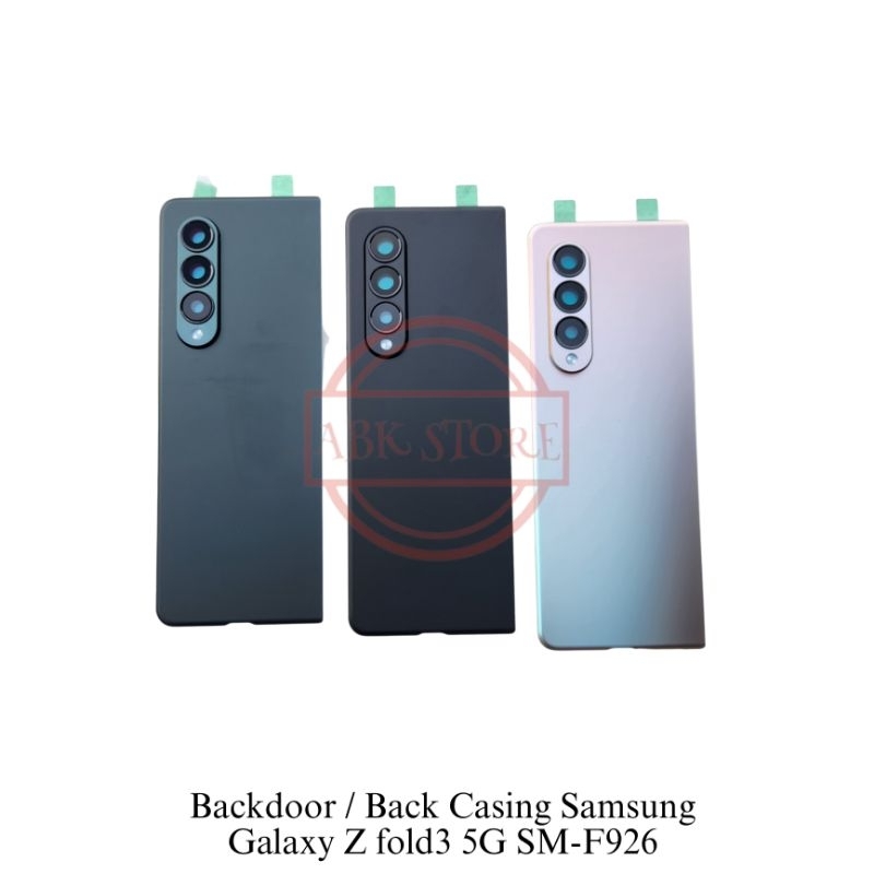 Tutup Belakang Backdoor Backcover Back Casing Samsung Galaxy Z Fold 3 5G F926 Back Glass