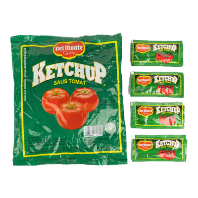 

Del Monte Ketchup Saus Tomat Sachet 24 x 8 g / Saos Kecap Delmonte Saset