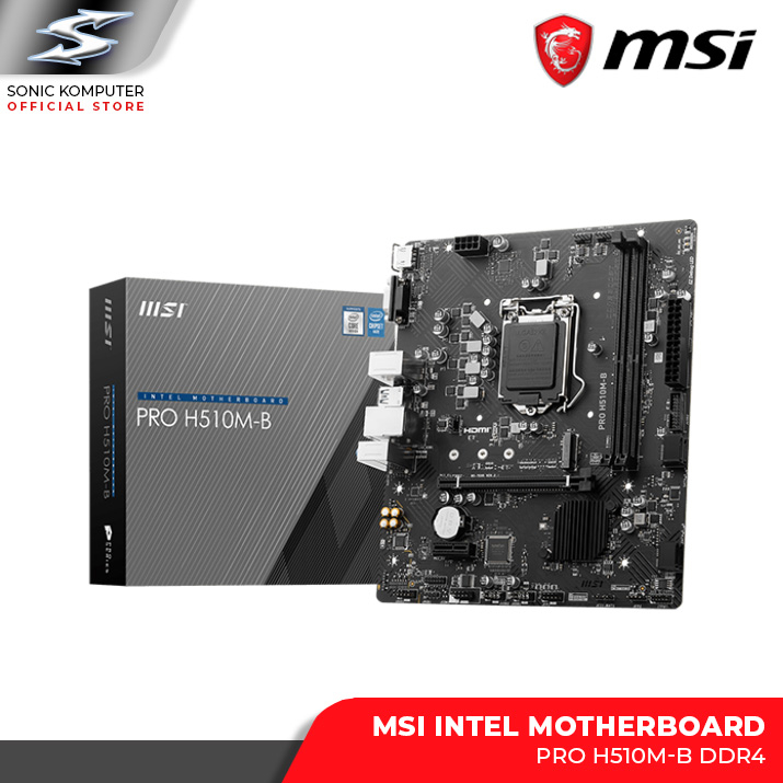 Motherboard MSI PRO H510M-B Intel LGA1200 DDR4