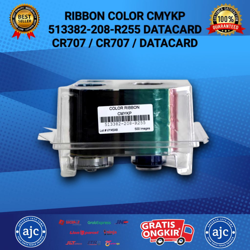 Ribbon Color CMYKP 513382-208-R255 Datacard CR707 Datacard