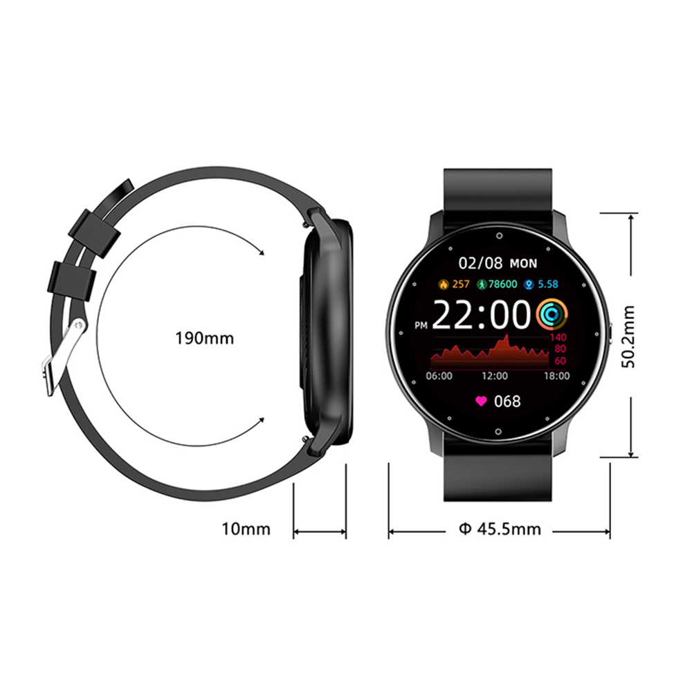 BOZLUN Smartwatch   IP67 Jam tangan anti air Jam tangan wanita Jam tangan digital sport ZL02