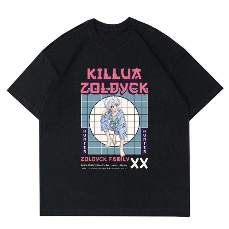 TSHIRT ANIME CARTOON - KILLUA ZOLDYACK | KAOS ANIME CARTOON - KILLUA ZOLDYACK UNISEX