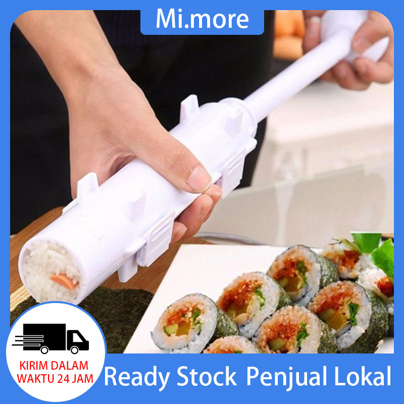 Mi.more Mesin Sushi DIY Cetakan Sushi Sushi Bazooka Jepang Cetakan Sushi Bazooka Beras Daging Sayuran DIY Membuat Perangkat Dapur Roller Pembuat Sushi / Cetakan Sushi