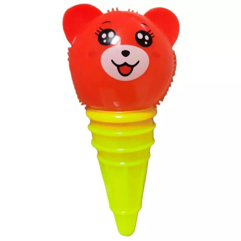 Mainan Bayi Stick Ice Cream Panda / Rattle Stik Rubber Es Krim Panda / Mainan Anak Cit Cit Silikon Boneka