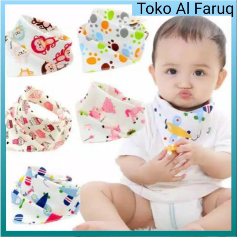 Celemek Bayi / Slaber Bayi / Celemek Makan Bayi / Slabber Bayi / Handuk Liur Bayi