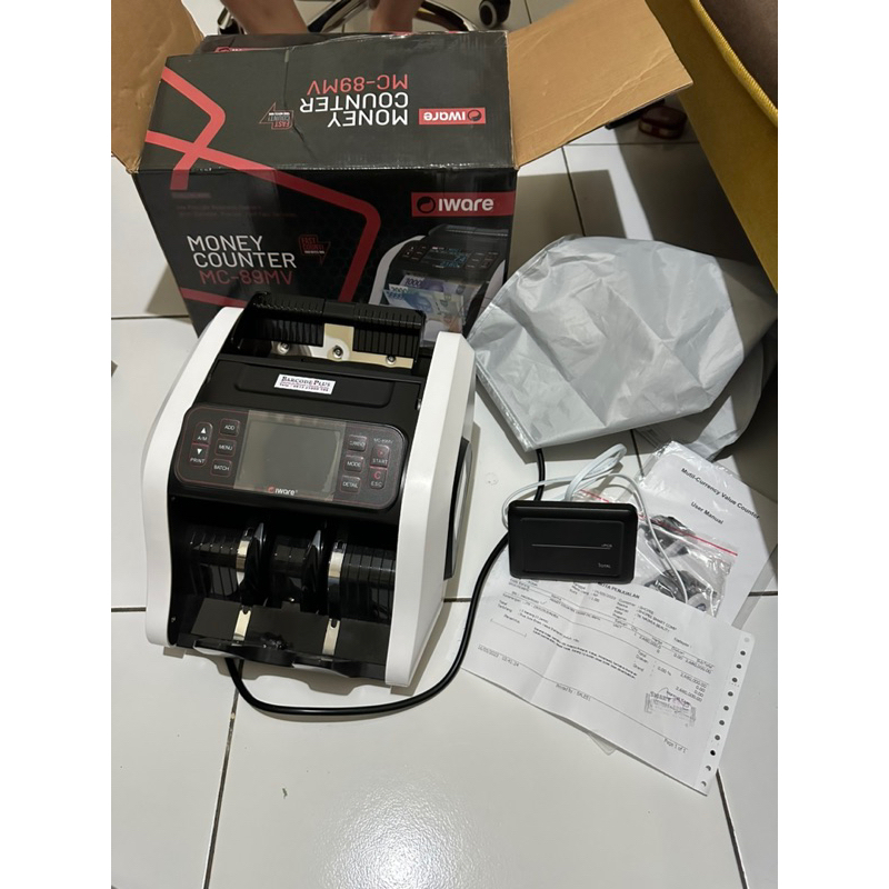 mesin penghitung uang iware MC89MV uv magnetic money counter MC-89MV