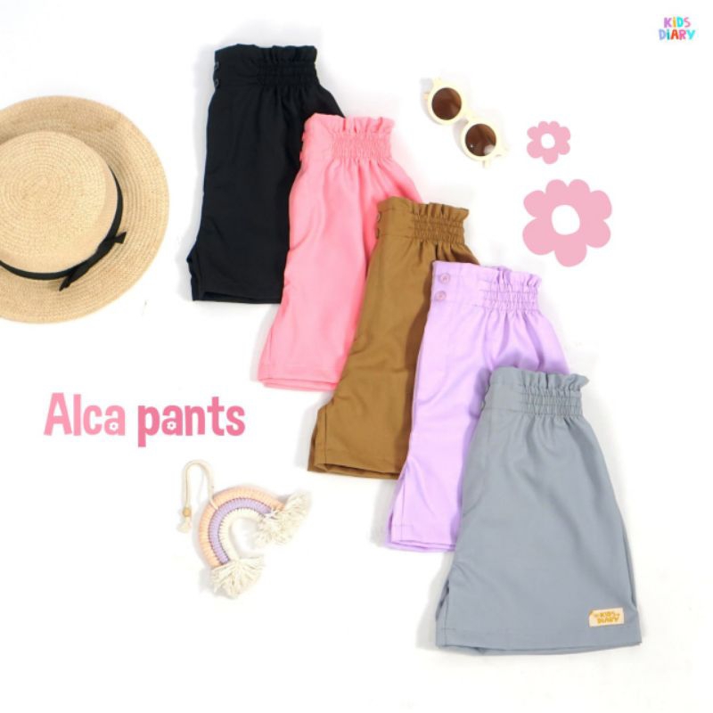 Celana pendek anak shortpants harian anak perempuan kids diary ALCA PANTS