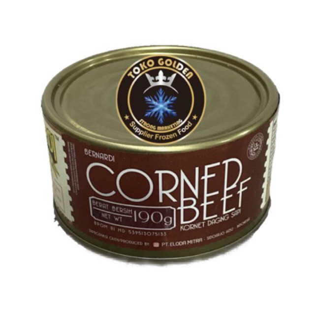 

Bernardi corned beef 190gr / kornet sapi kaleng