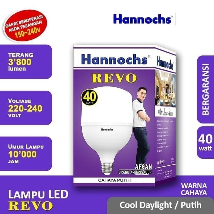 LAMPU LED REVO 40W 40WATT Hannochs