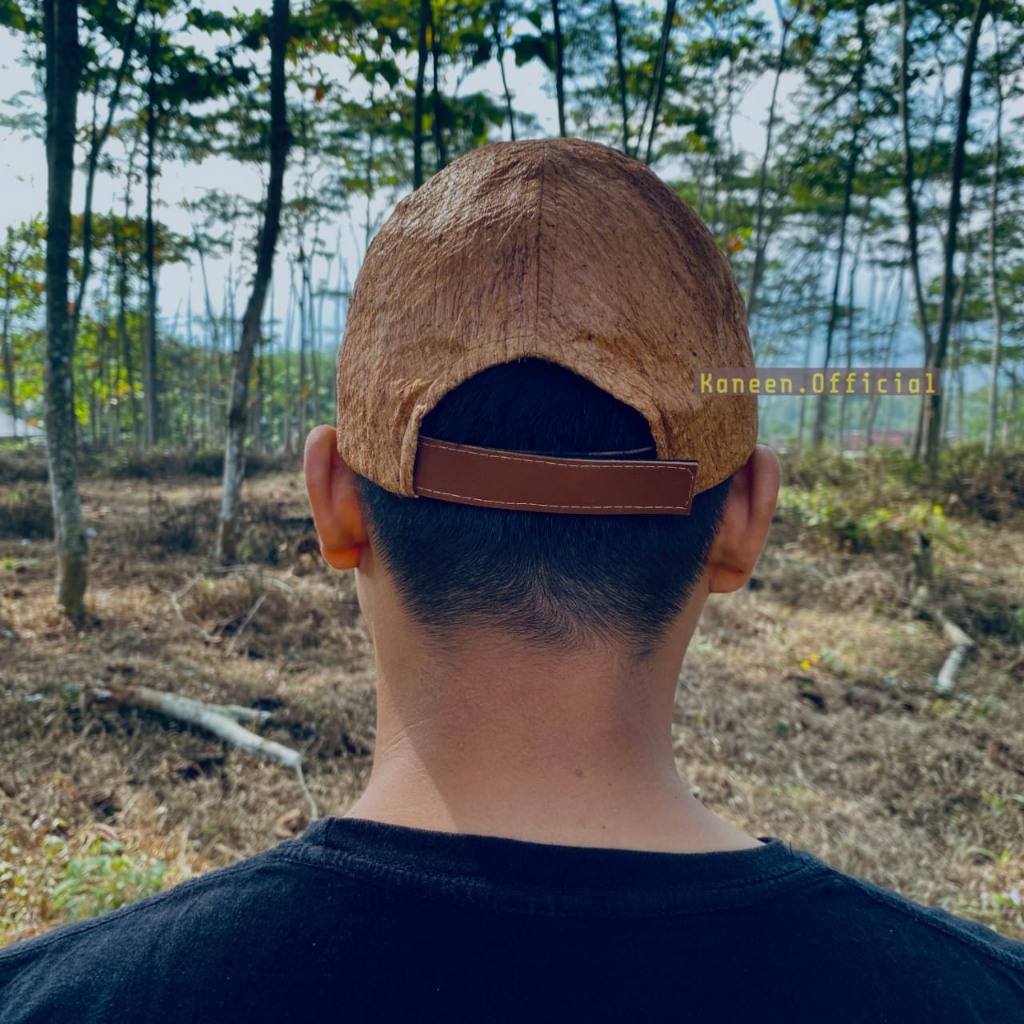 Topi Aesthetic Bahan Kulit Kayu Honay Asli