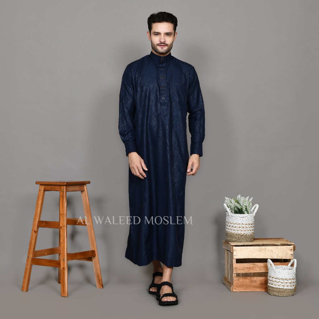 JUBAH PRIA ABBWA JUBAH SULTAN MOTIF EMBOS