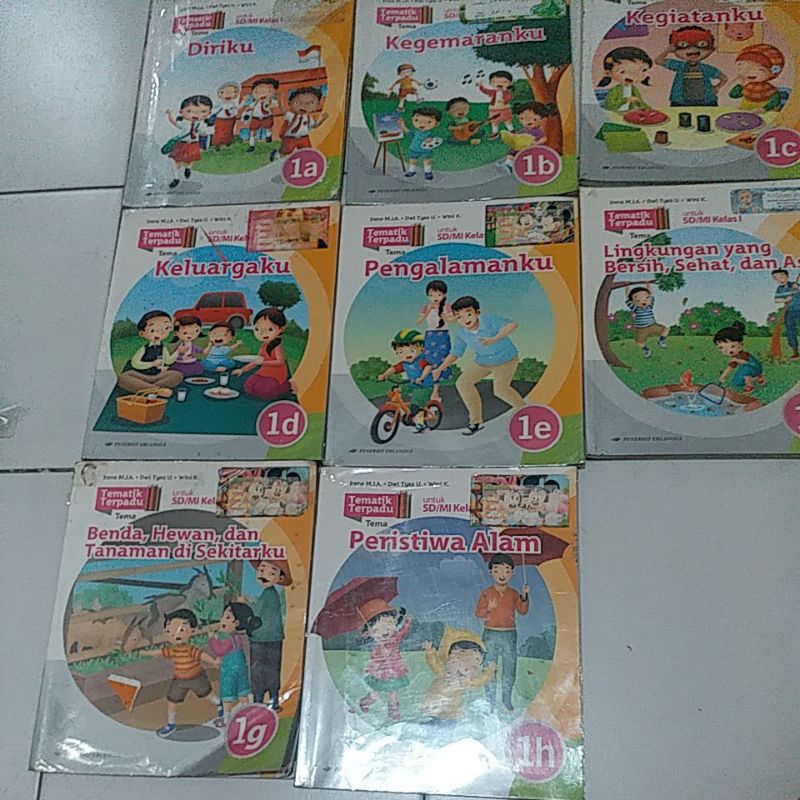

buku bekas tematik terpadu kelas 1