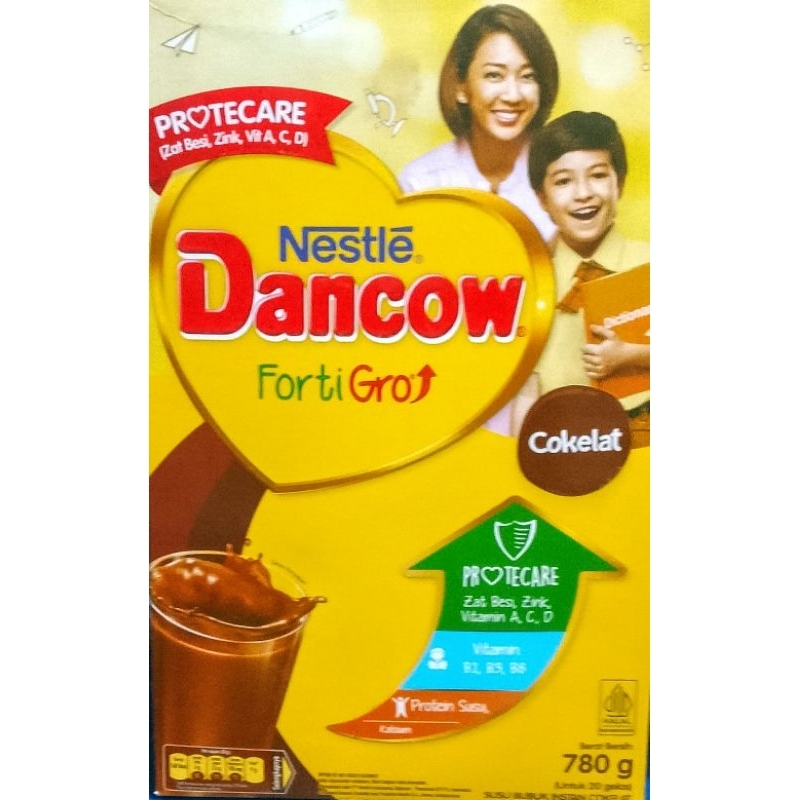 

Promo!!!New kemasan baru Dancow fortigro cokelat 780g