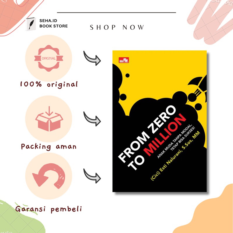 Buku From Zero to Million - Esti Nalurani, S.sos, M.m