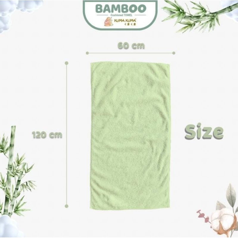 Kuma Kuma Bamboo Cotton Towel / Handuk Bamboo Kuma Kuma