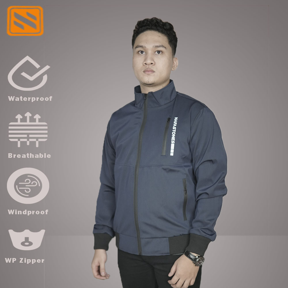 Jaket Motor Pria Fashionable Waterproof dan Windproof, Ideal untuk Harian, Touring, dan Riding