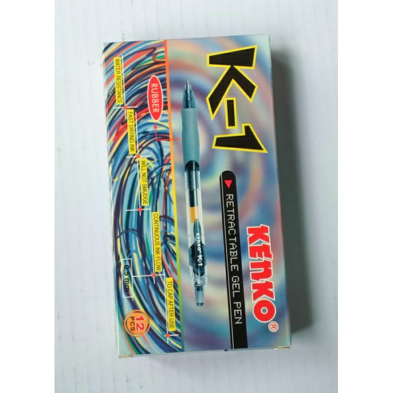 

Pulpen KENKO GEL K-1 Retractable - 12pcs