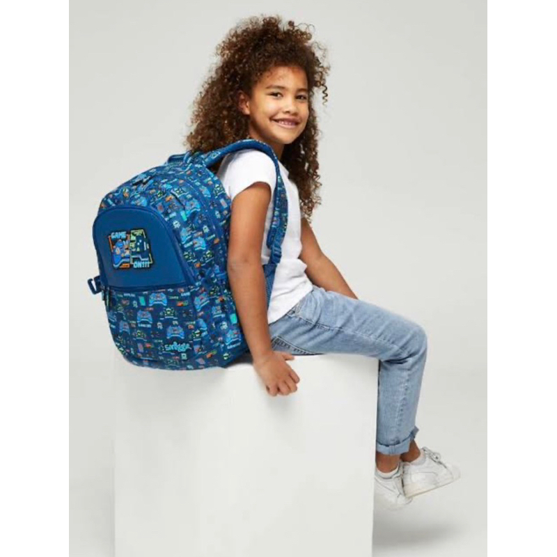 Tas Ransel Smiggle Better Together Navy Classic Backpack SGL - 100033#