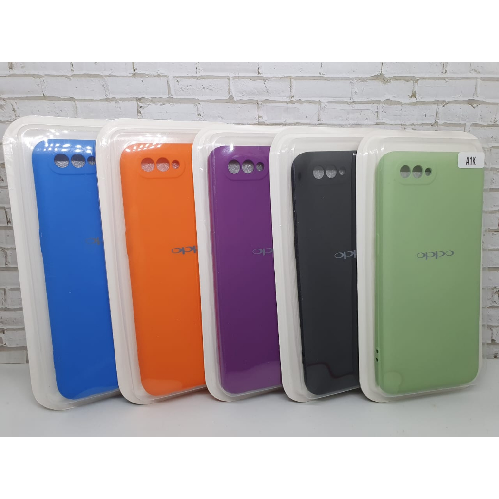 SOFTCASE SILICON RUBBER PLUS LOGO OPPO A1K / REALME C2