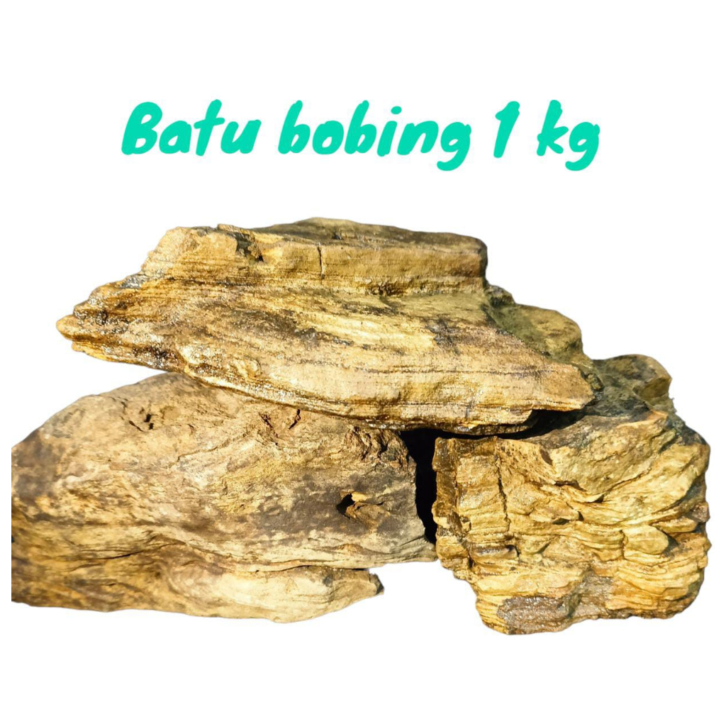 Batu Aquascape - Batu Bobing batu hias aquarium 1KG