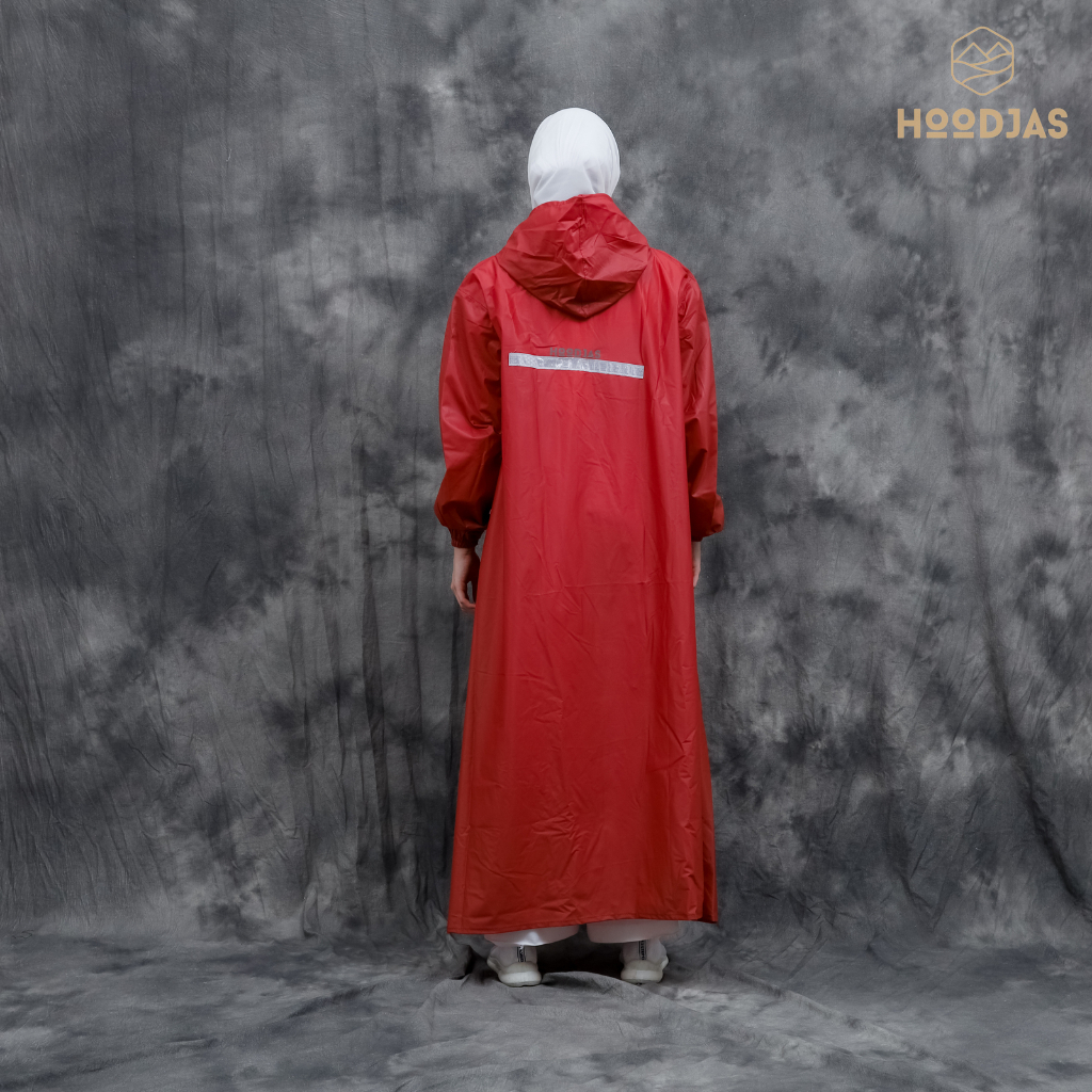 HOODJAS Jas Hujan Model Gamis Simple Muslimah Waterproof