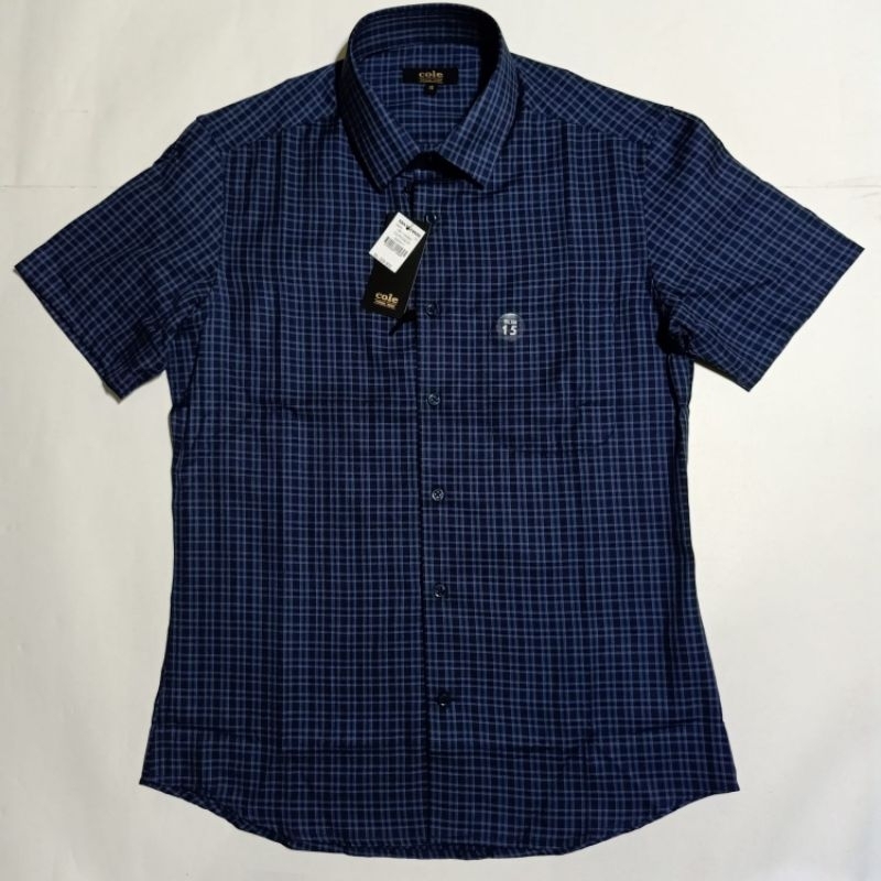 Kemeja Pria Lengan Pendek SLIMFIT Merk COLE Original Branded Matahari