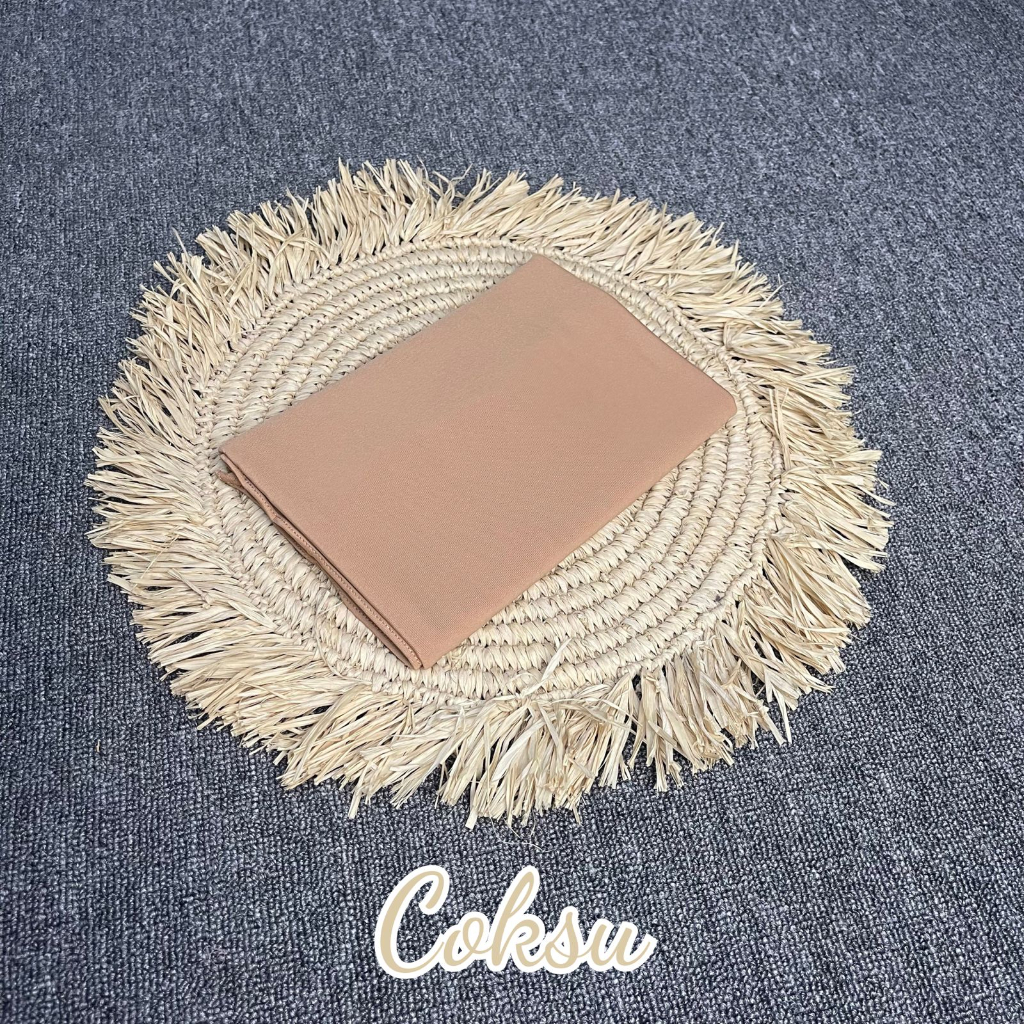 Pashmina Kaos Jersey II Hijab Jersey II Pashmina Mleyot Flowly-COKSU