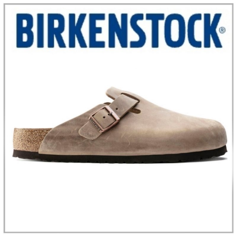 BIRKENSTOCK BOSTON SOFT FOOTBED TABACCO BROWN SUEDELEATHER SIZE 43