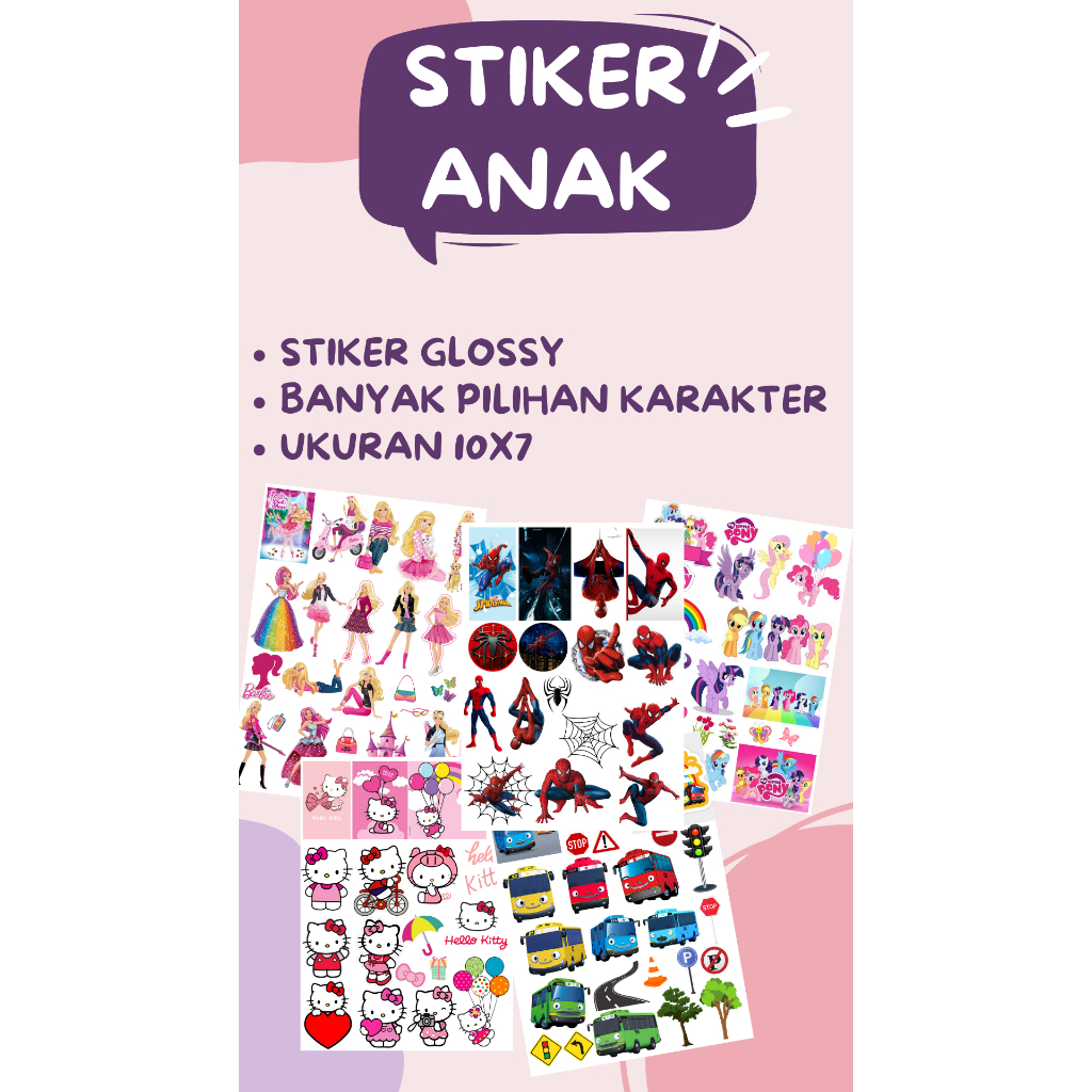 

Stiker lucu anak (2 pcs)