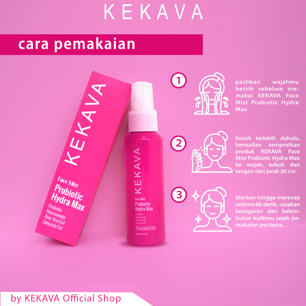 KEKAVA BPOM Face Mist Probiotic Hydra Max