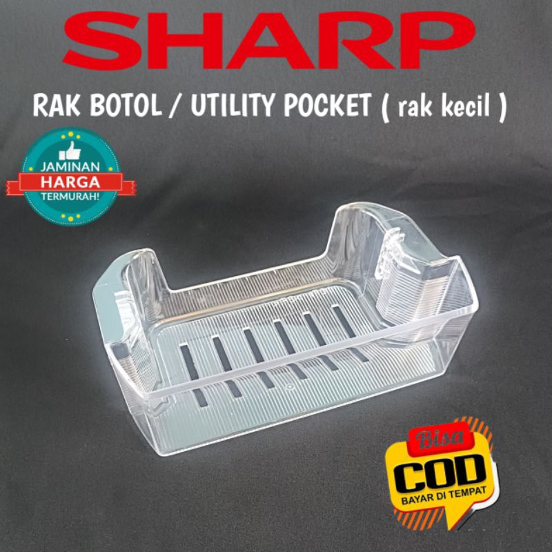 RAK BOTOL KULKAS 1 PINTU DAN 2 PINTU RAK UTILITY RAK KECIL DI BAGIAN TENGAH ORIGINAL