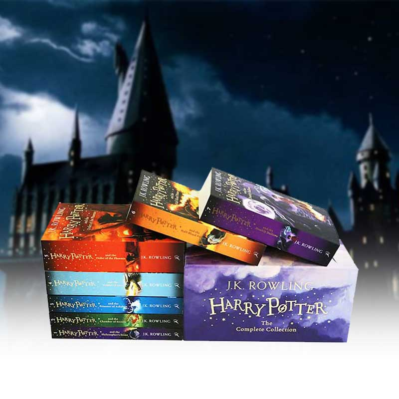 1 Set Harry Potter box english 8 books buku