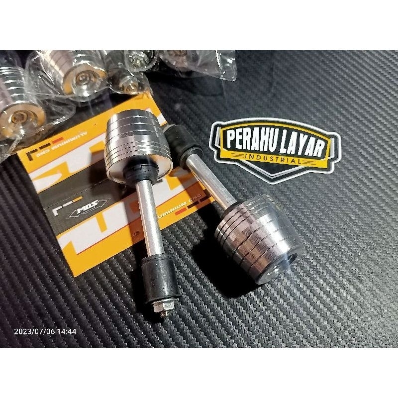 JALU STANG STIR JALU STABILISER ALUMUNIUM MODEL PCX PANJANG SET KARET pemberat stang stir jalu pcx s