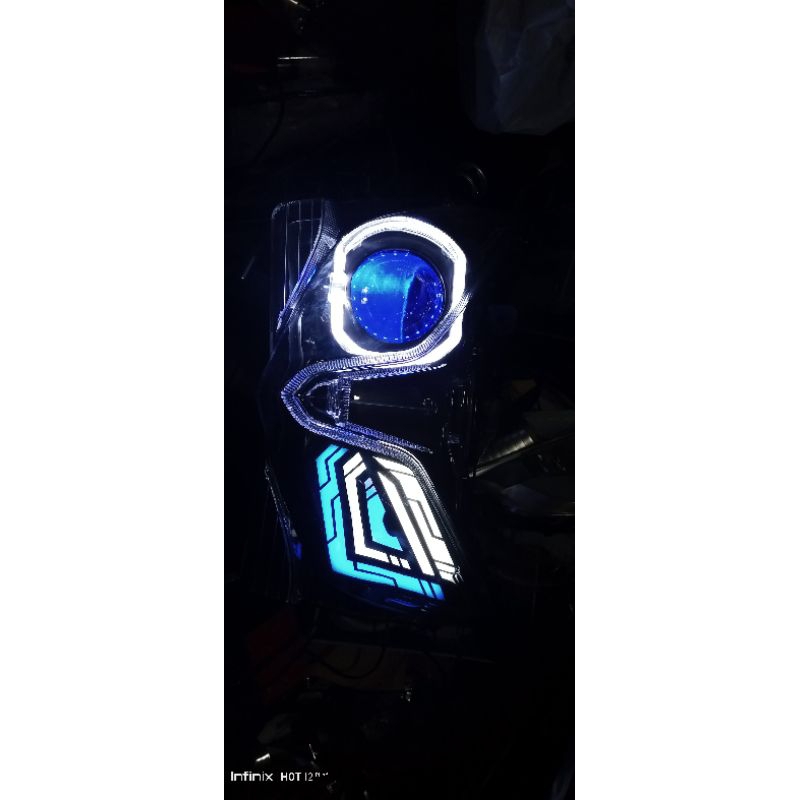 headlamp lampu depan Vario 125 techno old biled aes turbo SE lazy blok