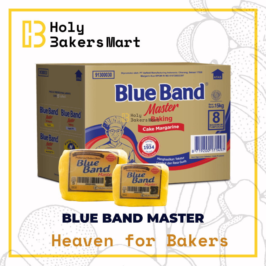 

BLUE BAND MASTER CAKE MARGARIN 500GR / BLUE BAND MASTER / BLUE BAND