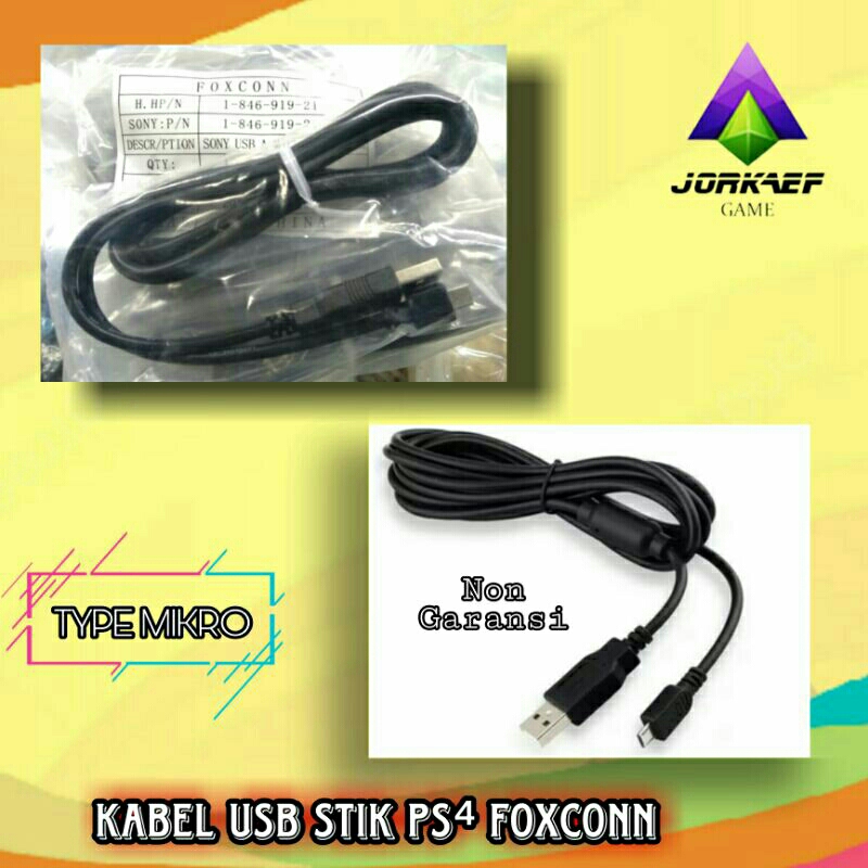 KABEL STIK PS4 FOXCONN TYPE MICRO USB STICK PS 4 FOXCONN