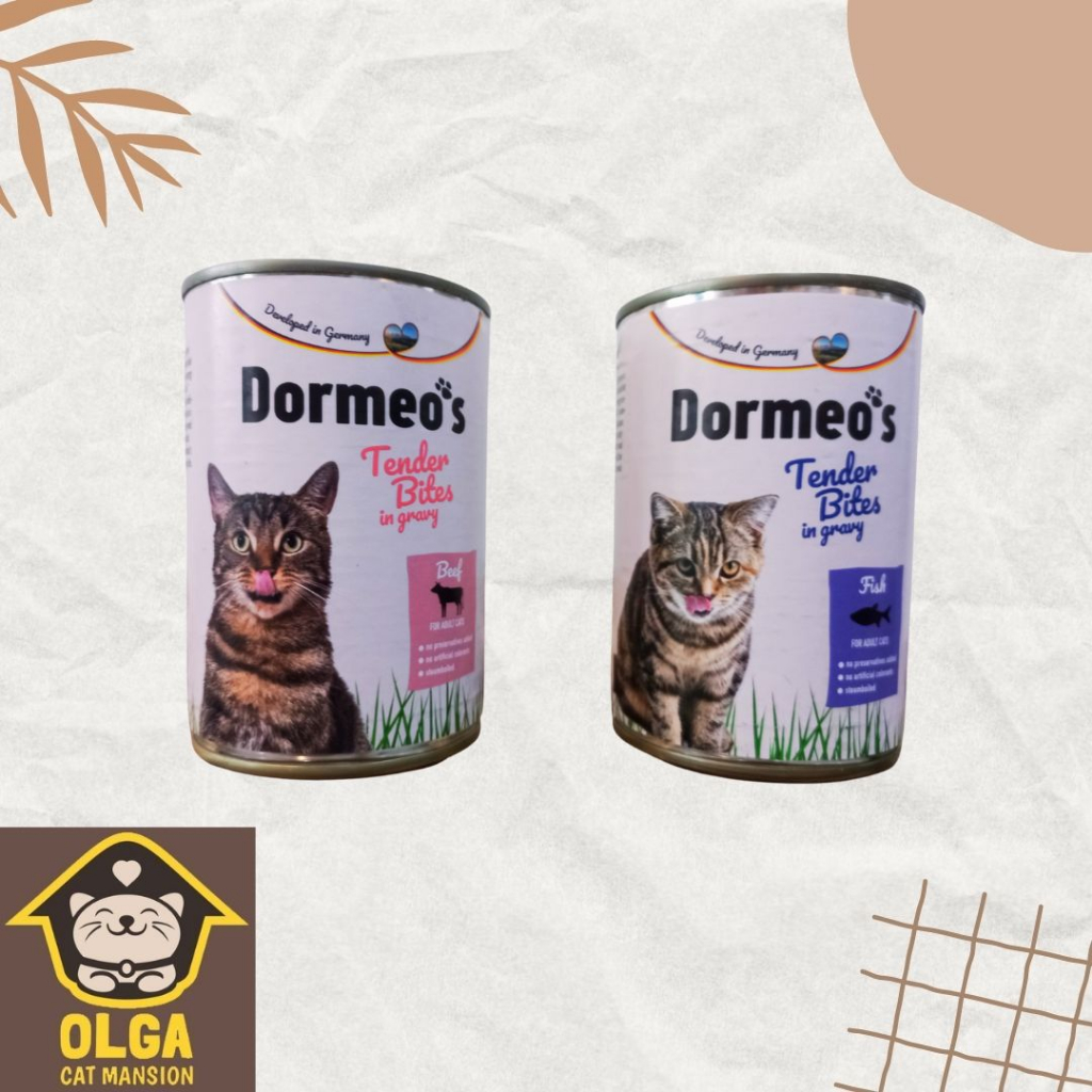 Makanan Basah Kucing Kaleng Cat Wet Food Dormeos 415 gram
