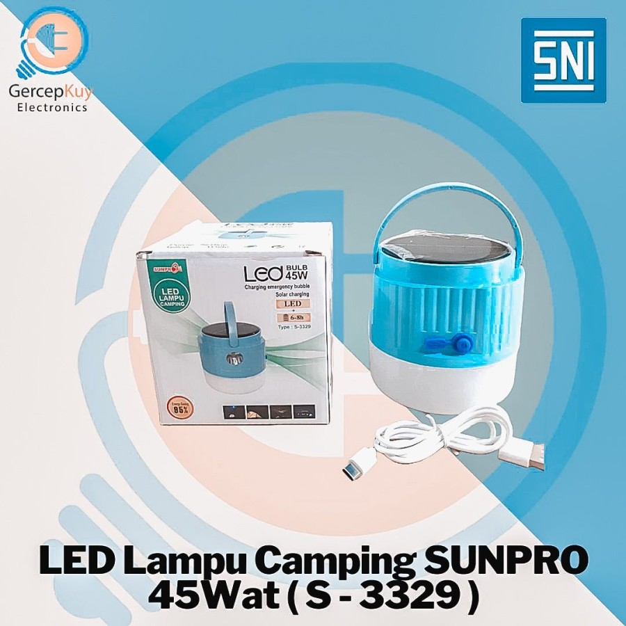 LED Lampu Camping SUNPRO 45WAT - S 3329