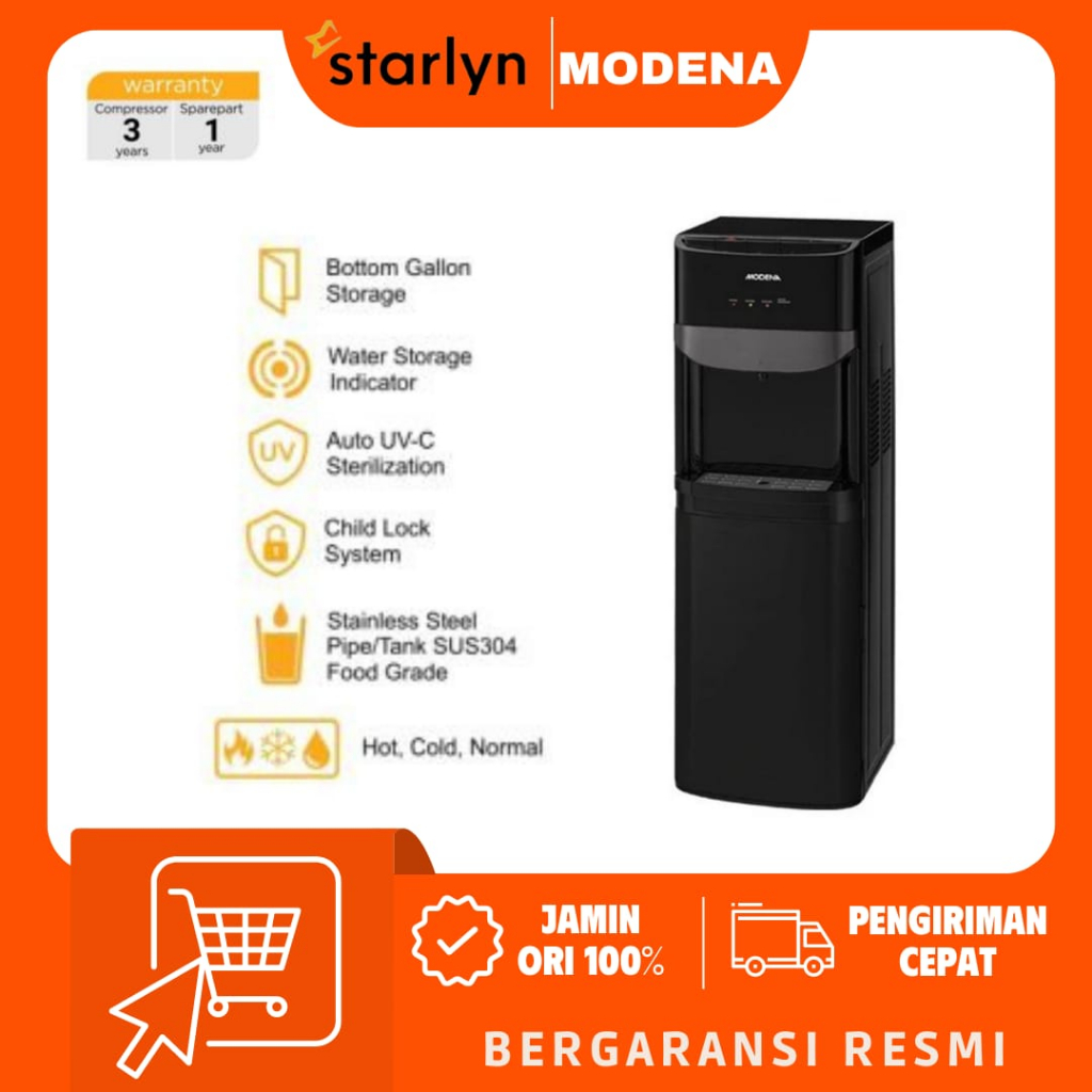 MODENA SALUTARE - DD 7181 L / DD7181L Dispenser Galon Bawah