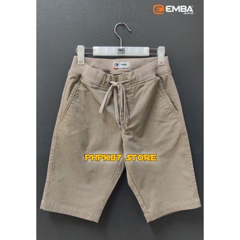 CELANA PENDEK PRIA MEREK EMBA JEANS ORIGINAL