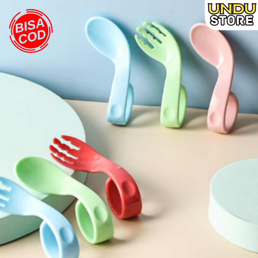 Sendok Garpu Anak Set Belajar Makan Training