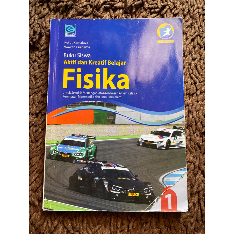 

Buku Fisika SMA X | Kelas 10 Kelas 1 | Kurikulum 2013 Edisi Revisi | Penerbit Grafindo Media Pratama | Ketut Kamajaya | Wawan Purnama