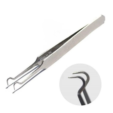 Pinset Jepit Komedo Stainless Steel Blackhead Tweezer / Alat Capit Untuk Menghilangkan Komedo / Penj