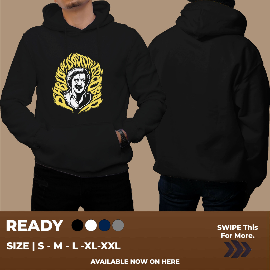 HOODIE Pablo Escobar KEREN BANGET UNTUK PRIA