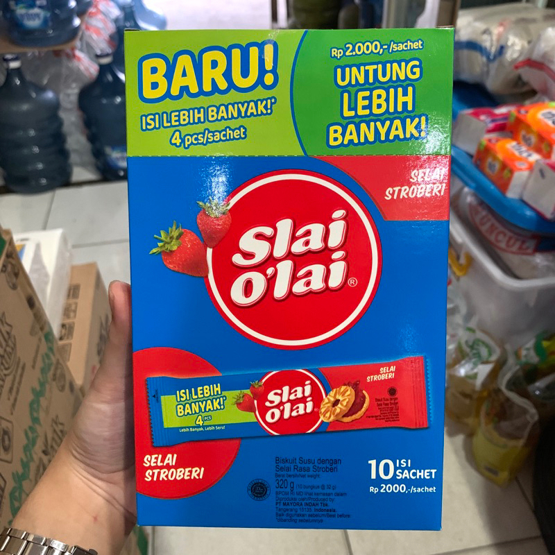 

Slai Olai biskuit isi 10 pcs Murah | TERMURAH