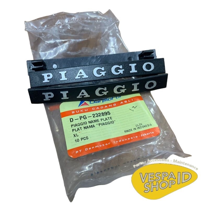 Emblem Piaggio Danmotor Hidung Vespa Excel/Spartan Original