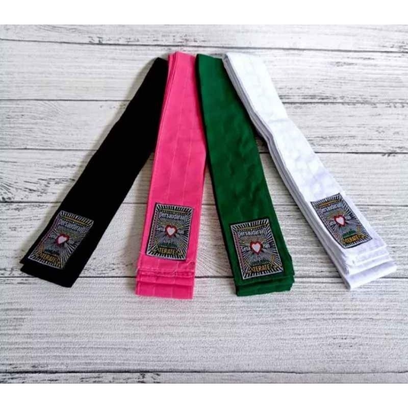 Sabuk Siswa PSHT-Sabuk Pencak Silat-Sabuk Siswa PSHT Kain Drill-Sabuk Siswa PSHT Logo