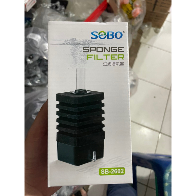 Sponge Filter Sobo SB-2602 Filter Air Aquarium Sponge