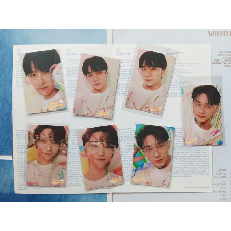 Booklet PC carat versi Face The Sun JUN JEONGHAN JOSHUA