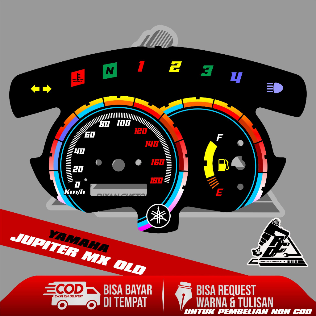 papan speedometer custom jupiter mx old panel spido meter custom jupiter  mx old